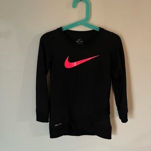 Nike Kids Black Long Sleeve Shirt